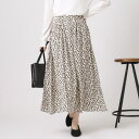 【無理せずキレイロングシーズン活躍】女性らしく上品な サテンギャザースカート/シューラルー(SHOOLARUE)