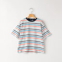 SHIPS KIDS:80~90cm / オーガニック コットン ボーダー TEE/シップス(SHIPS)