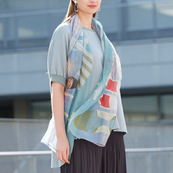 ダイニングプリント　ストール／リリアンビューティ（Liliane Burty）