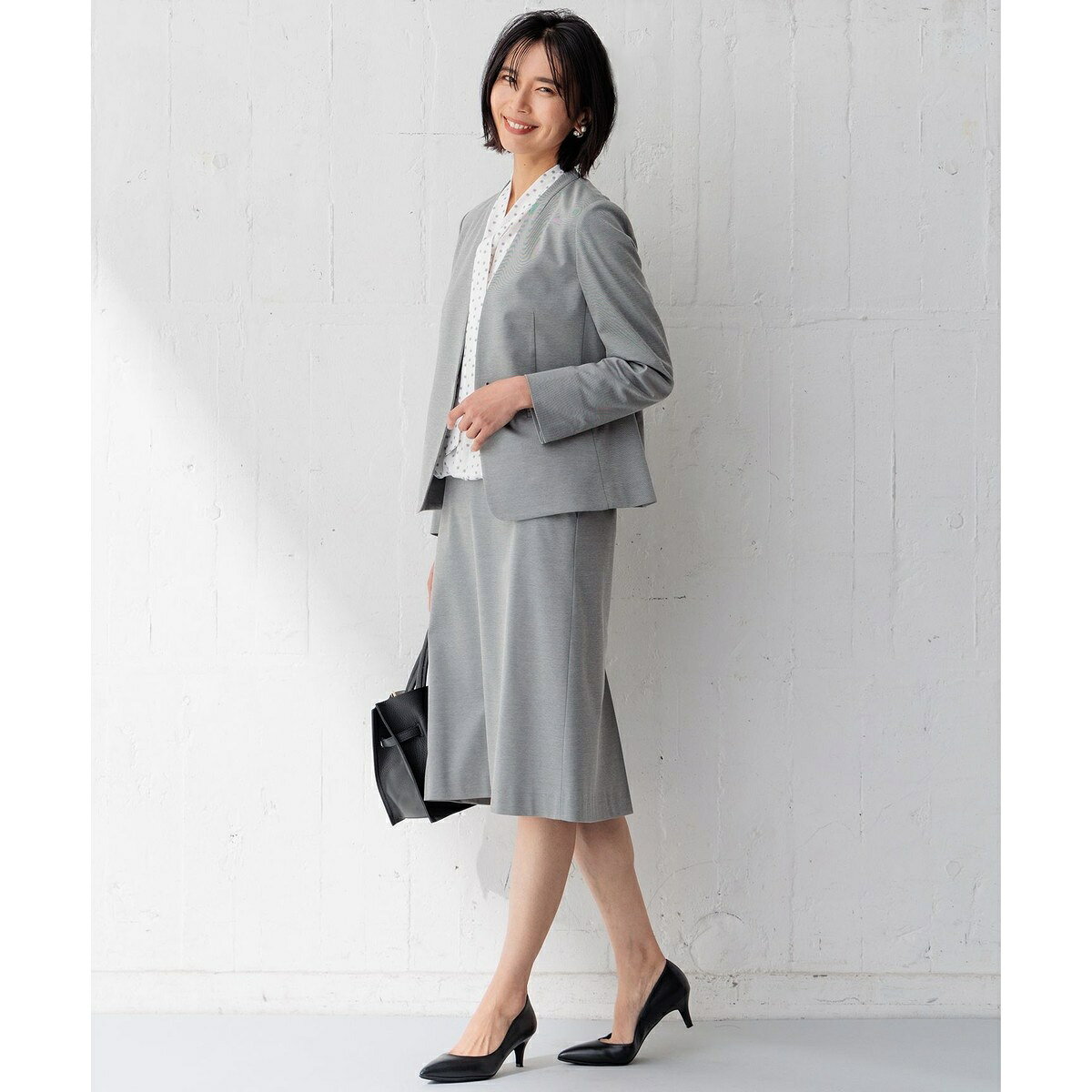 【セットアップ対応】モクロディ ノーカラージャケット／23区（23KU） 0101marui-12568057 丸井(マルイ)楽天市場店 サンプル画像3