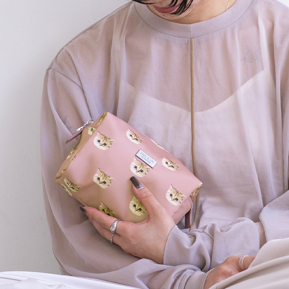 PAUL＆JOE ACCESSOIRES ヌネット総柄 ポーチ PJA-P962／ポールアンドジョーアクセソワ（PAUL ＆ JOE ACCESSOIRES）