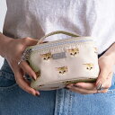 PAUL&JOE ACCESSOIRES ヌネット総柄 持ち手つきポーチ PJA-P963/ポールアンドジョーアクセソワ(PAUL & JOE ACCESSOIRES)(4)