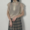WEB限定メッシュハーフジップベスト/NICOLE CLUB(NICOLE CLUB)(4)