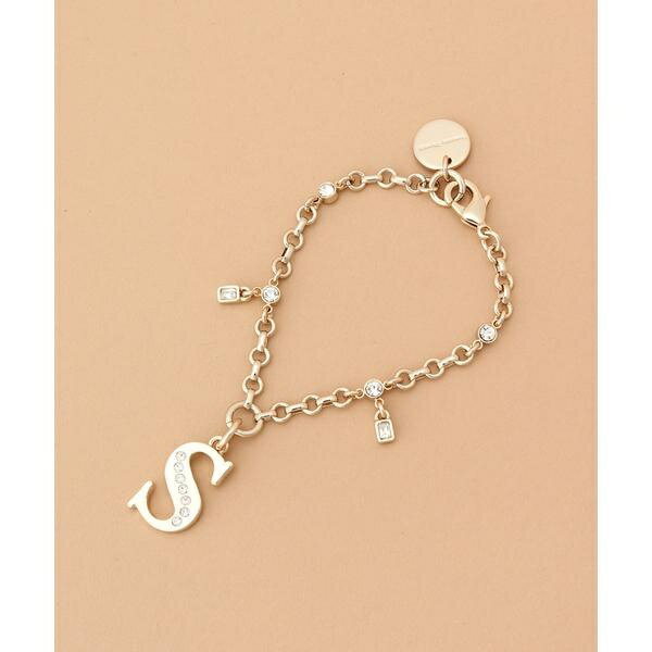 ビジューシンプルイニシャルバッグ