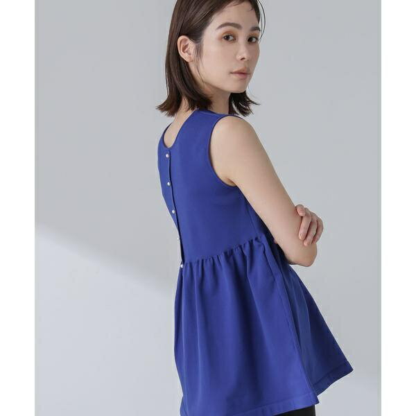 前後2WAYペプラムニットトップス/ナノユニバース(NANO universe)