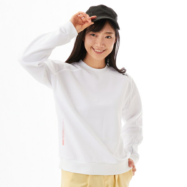 プーマゴルフ/PUMA GOLF/ゴルフ W PF ストレッチダブルニットプルオーバー／プーマ（PUMA）