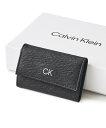 カルバンクライン キーケース（メンズ） 【Calvin Klein/カルバンクライン】Key Case / ワンポイント レザーキーケース／アドポーション（ADPOSION）