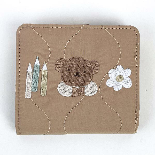 ミッフィー miffy ボリス キルティングシリーズ 2つ折り財布 ブラウン コンパクトウォレット／パーフェクト・ワールド・トーキョー（Perfect World Tokyo）のサムネイル