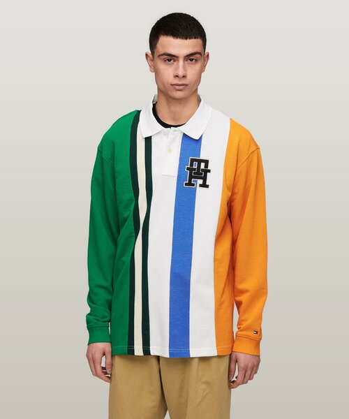 バーティカルストライプラガーシャツ／トミー ヒルフィガー（Tommy Hilfiger）(4)