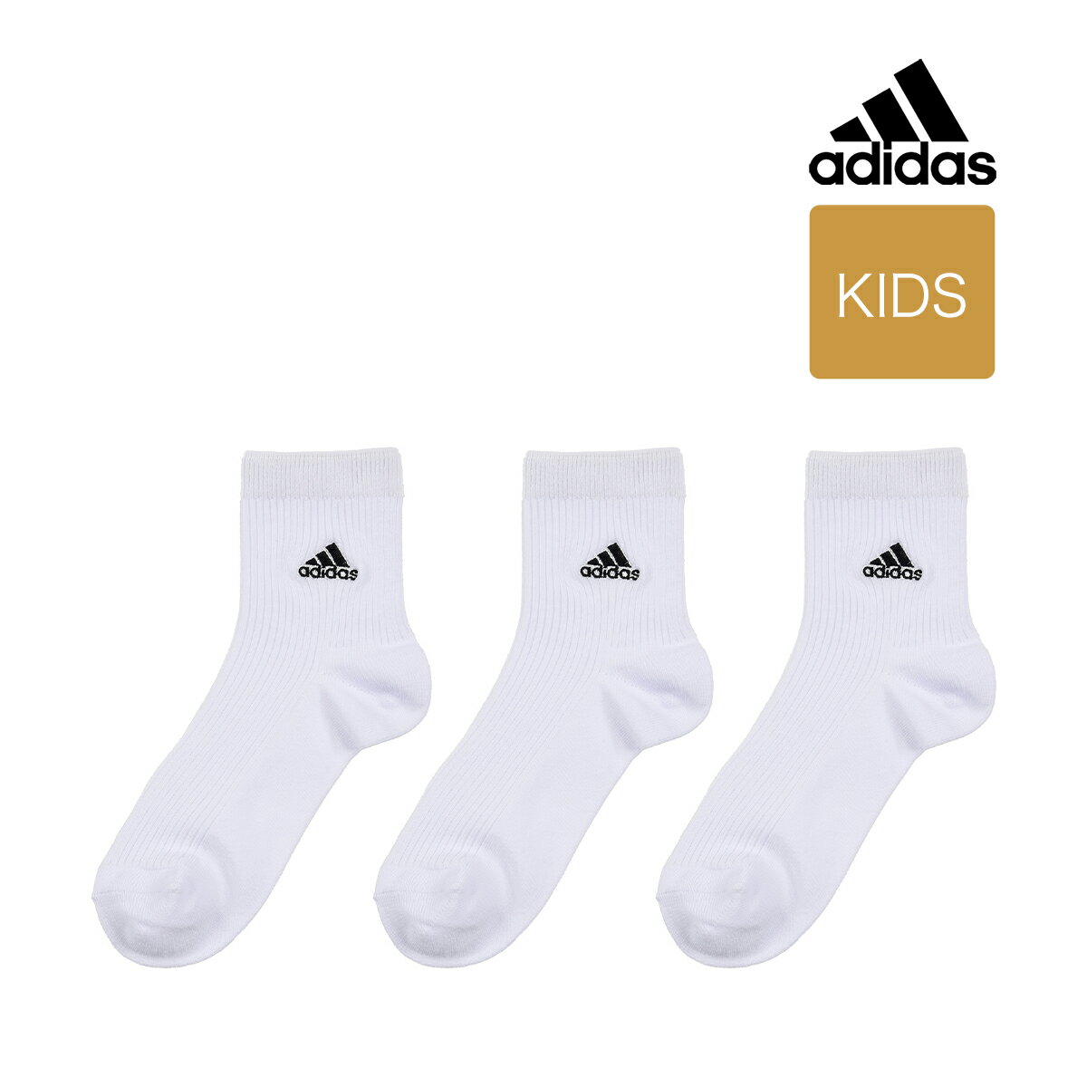 ADIDAS(アディダス) : School Socks リブ ワンポイント ソックス ショート丈/アディダス(adidas)