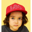 【KIDS・大人】メッシュキャップ Lee立体ロゴ/リー(Lee)