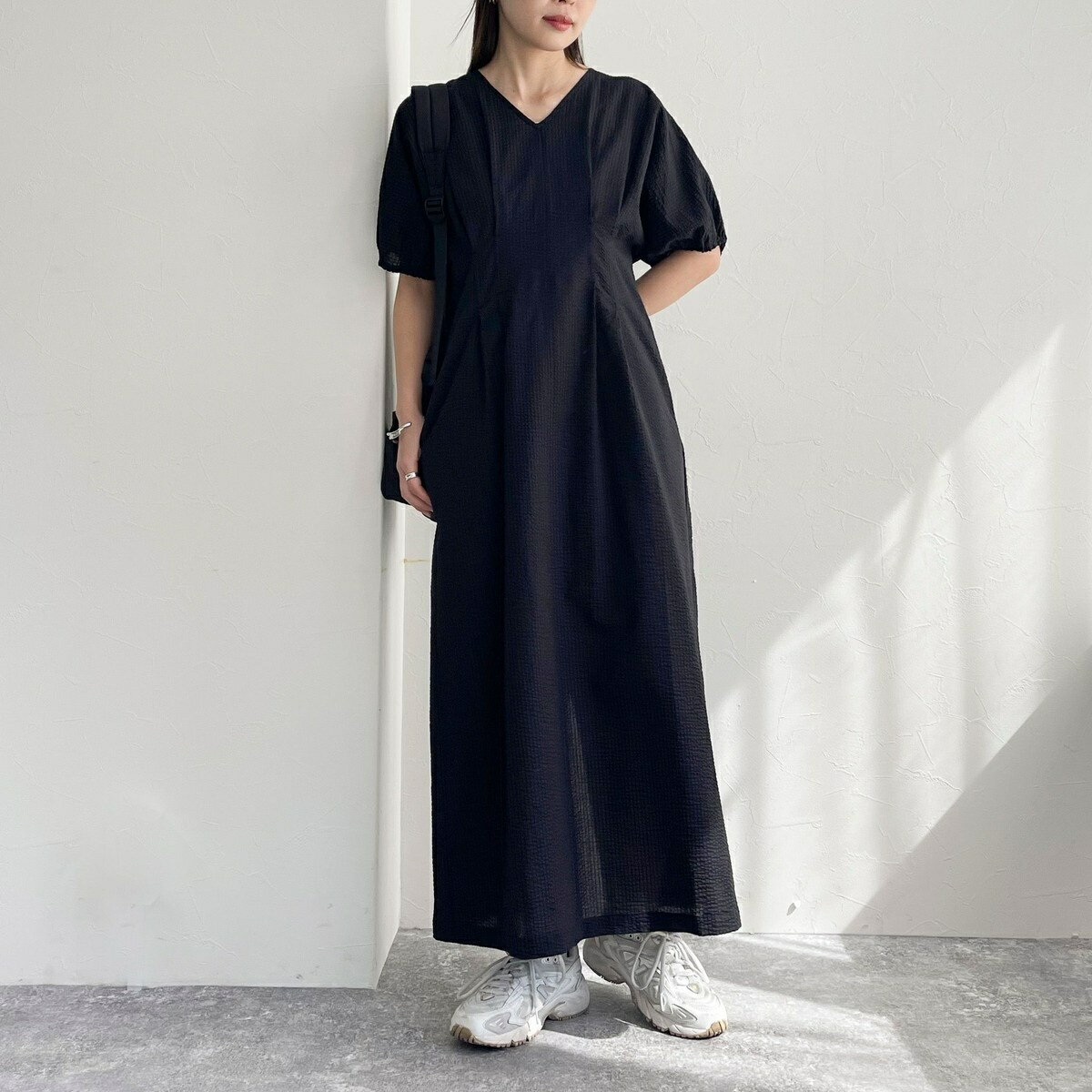 コットンリップルシェイプワンピース／フレディ＆グロスター（FREDY＆GLOSTER）