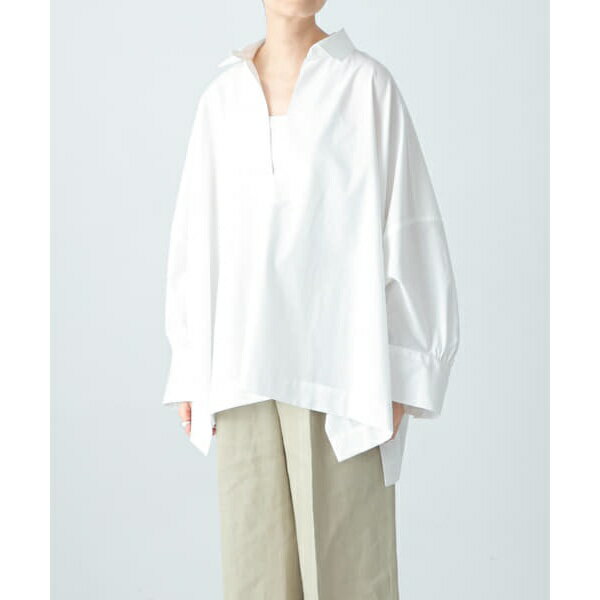 YLEVE　COTTON TYPEWRITER PONCHO SHIRTS／かぐれ（kagure）のサムネイル