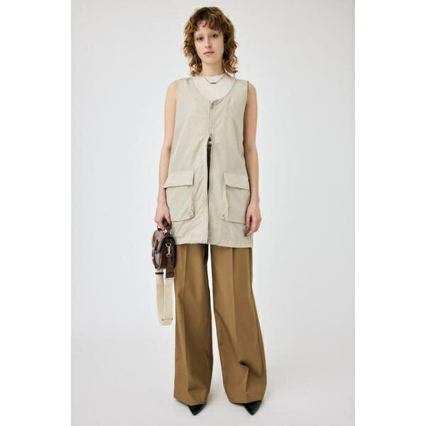 NYLON ZIP VEST ドレス／マウジー（MOUSSY