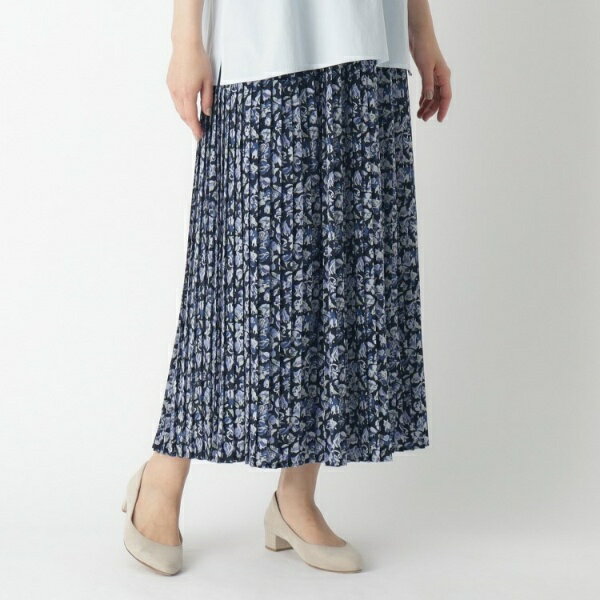 【同柄アイテムあり】コンフェッティ柄　プリーツスカート／ローラ アシュレイ（LAURA ASHLEY）