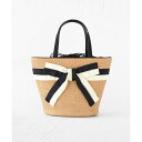 BICOLOR RIBBON BASKET かごバッグ/トッカ(TOCCA)
