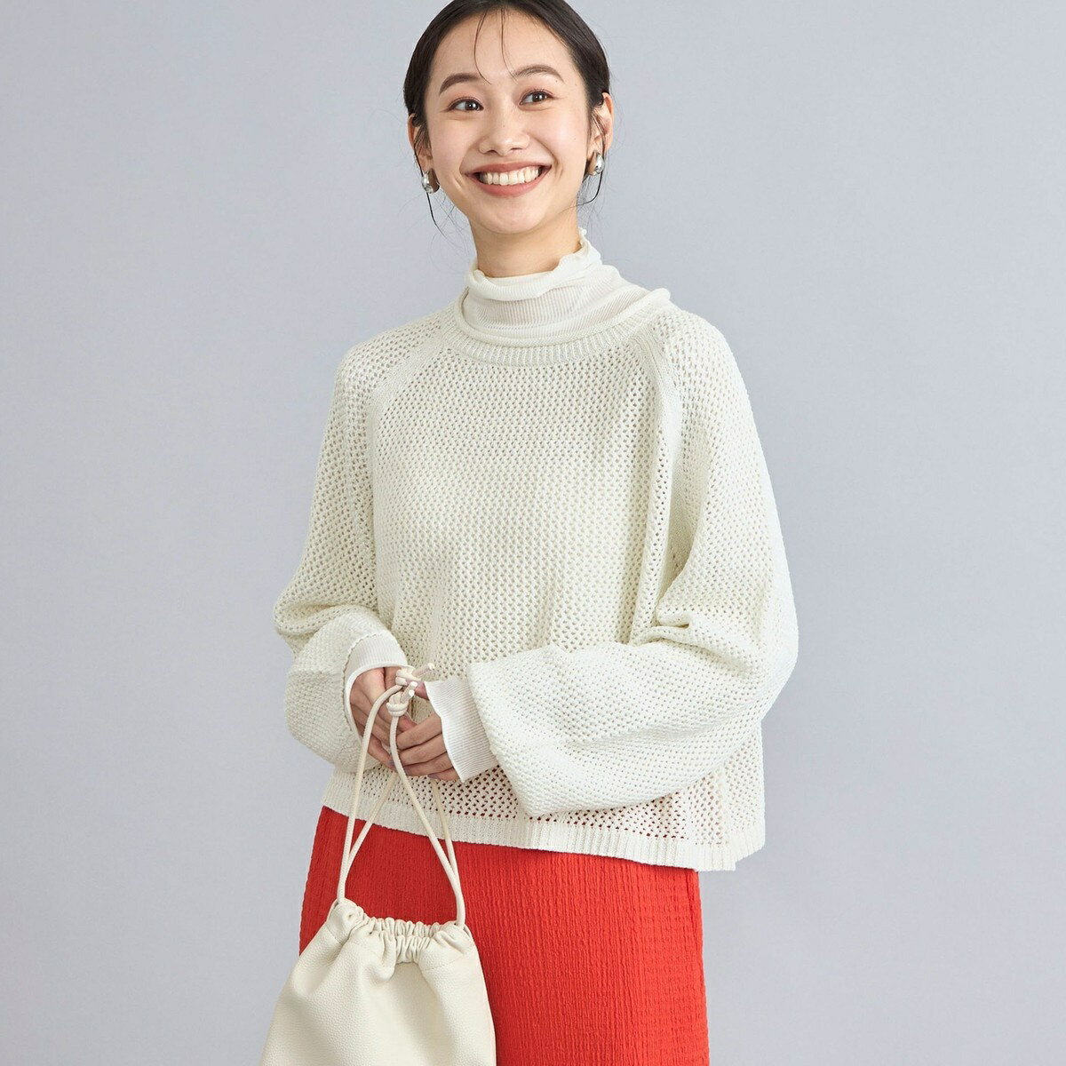 ラメスパンコールメッシュニット／コーエン（coen）