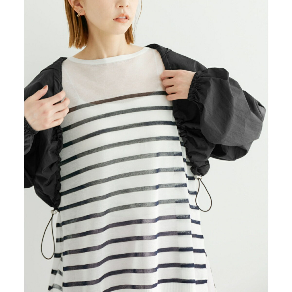 撥水加工・UVカット/ドロストシャーリングボレロ／ロペピクニックパサージュ（ROPE' PICNIC PASSAGE） 0101marui-12575037 丸井(マルイ)楽天市場店 パッケージ画像