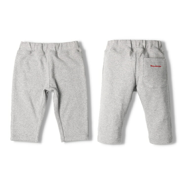 日本製リップルフライス6分丈ハーフパンツ／ムージョンジョン（moujonjon）