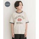 『WEB/一部店舗限定』『別注』Champion×DOORS ベーシックリンガーTシャツ(KIDS)／アーバンリサーチ ドアーズ（URBAN RESEARCH DOORS）