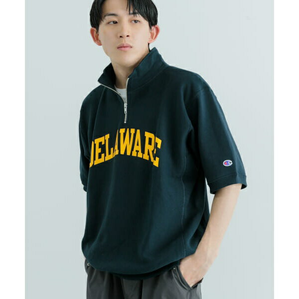 Champion　RW Half Zip SS Sweat Z007／アイテムズ アーバンリサーチ（ITEMS URBAN RESEARCH）