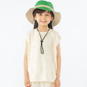 SHIPS KIDS:100〜130cm / パイル ジャカード ノースリーブ TEE/シップス(SHIPS)