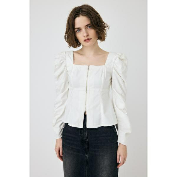 WHT DENIM BUSTIER ブラウス／マウジー（