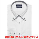 【大きいサイズ・超形態安定】 ボタンダウンカラー 長袖ワイシャツ/ブリックハウス(BRICKHOUSE)