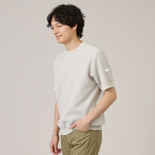 【Made in JAPAN】和紙 ボーダーニットTシャツ／タケオキクチ（TAKEO KIKUCHI）