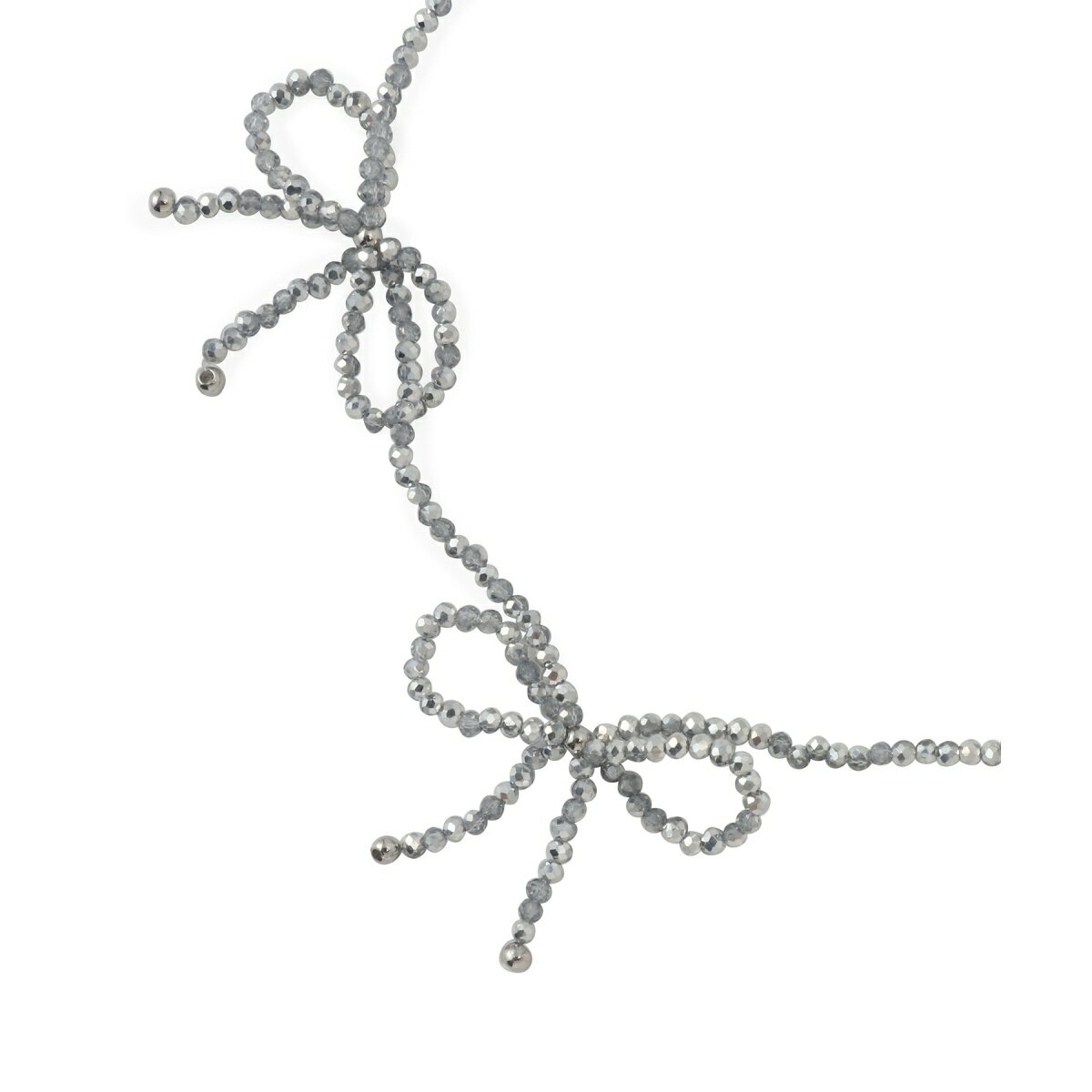 ビーズリボンネックレス／ビス（VIS）