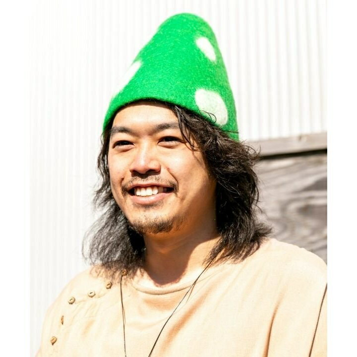 【チャイハネ】【サウナハット】ドットフェルトHAT／チャイハネ（CAYHANE）
