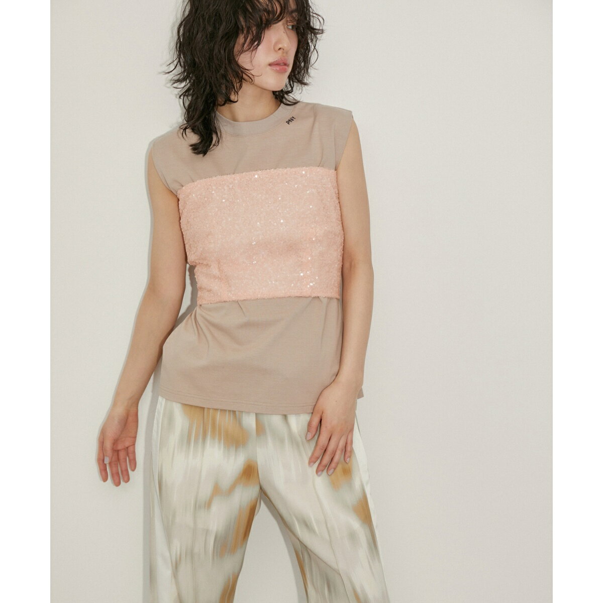 【BLOSSOM for ADAM ET ROPE'】別注スパンコールビスチェ／アダムエロペ（ADAM ET ROPE'）