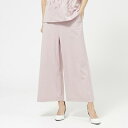 【新色】【接触冷感】【ウォッシャブル】メリルハイテンションワイドクロップドパンツ/エヴェックス バイ クリツィア(EVEX by KRIZIA)