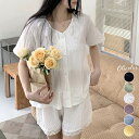 部屋着 上下セット 半袖パジャマ 春夏秋/ミニミニストア(miniministore)