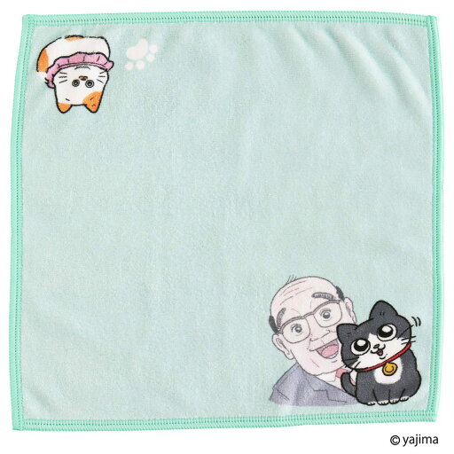 【23×23cm】スマホ拭きハンカチ (レディース)(ねこに転生したおじさん)/ブルーミング(BLOOMING) 【23×23cm】スマホ拭きハンカチ (レディース)(ねこに転生したおじさん)/ブルーミング(BLOOMING)