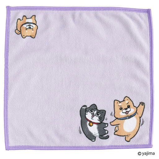 【23×23cm】スマホ拭きハンカチ (レディース)(ねこに転生したおじさん)/ブルーミング(BLOOMING) 【23×23cm】スマホ拭きハンカチ (レディース)(ねこに転生したおじさん)/ブルーミング(BLOOMING)