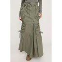 OPEN ZIP MERMAID CARGO スカート/スライ(SLY)