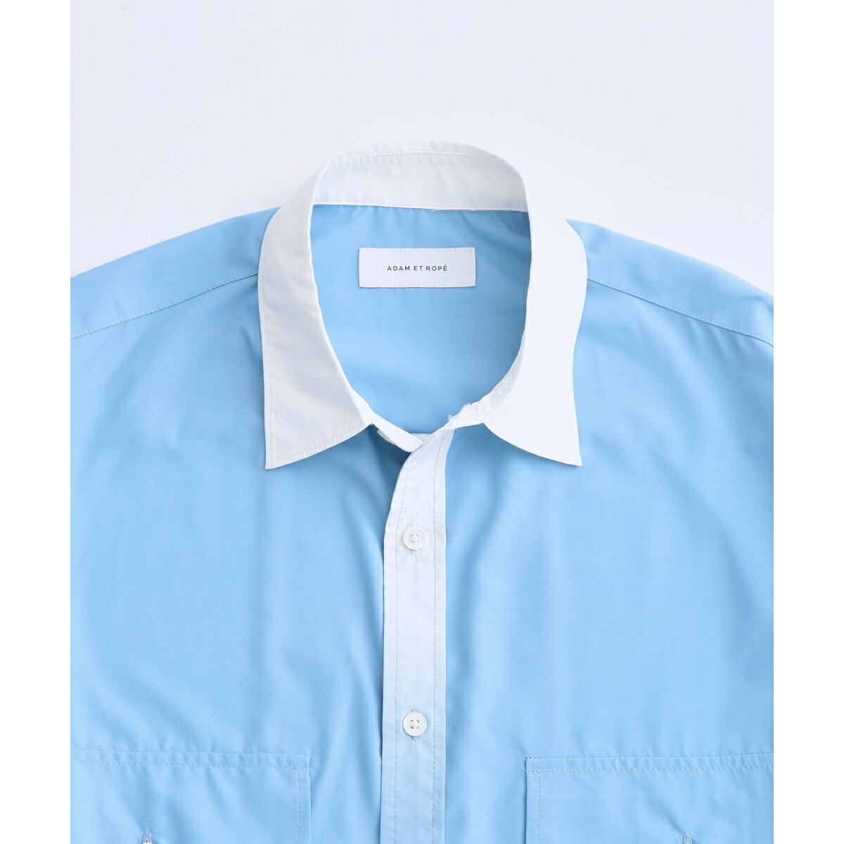 ルーズクレリック グラデーション レギュラーカラー シャツ / ユニセックス／アダムエロペ（ADAM ET ROPE'）