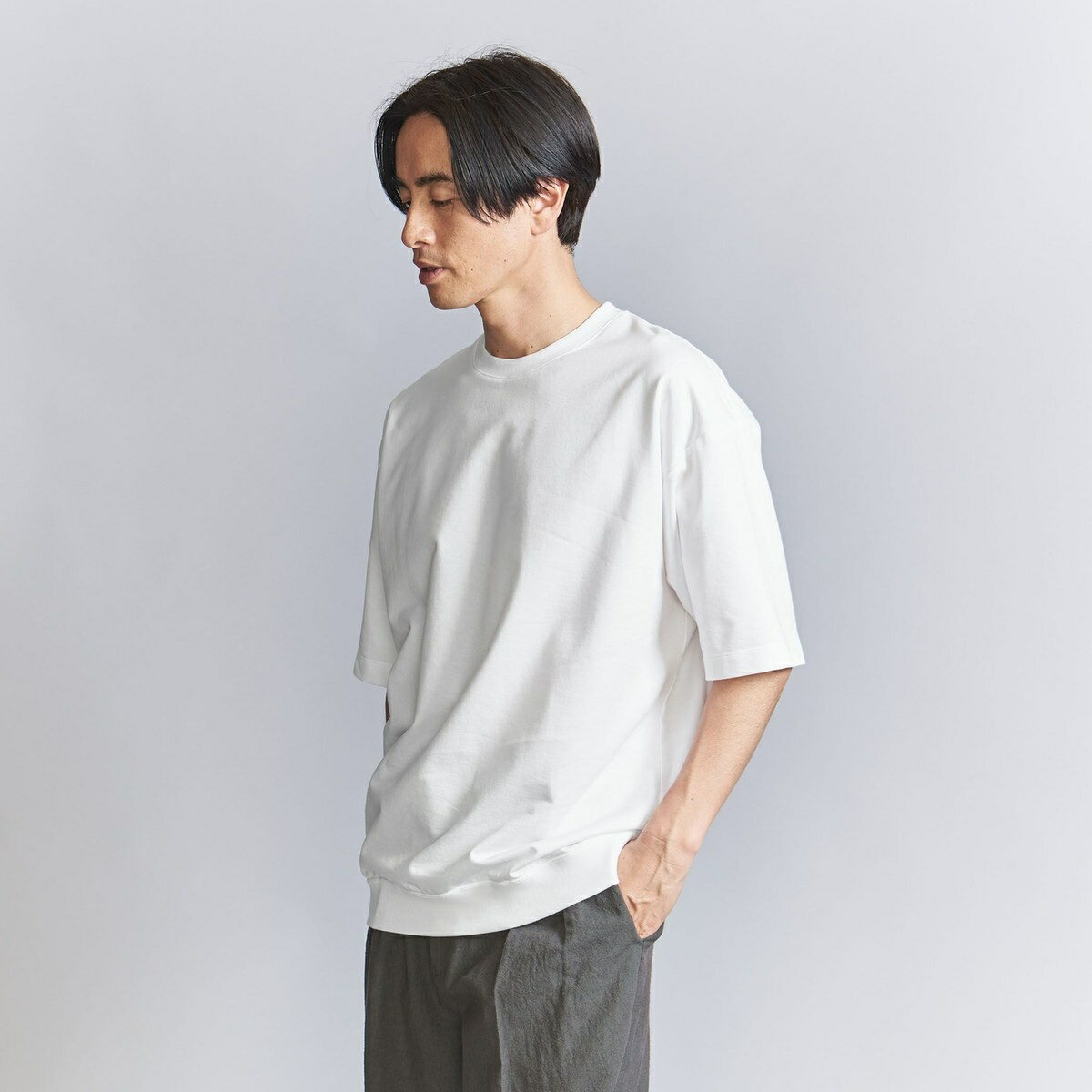 カネマサメリヤス メローコットン スウェット Tシャツ -MADE IN JAPAN-／ビューティー＆ユース ユナイテッドアローズ（BEAUTY＆YOUTH）