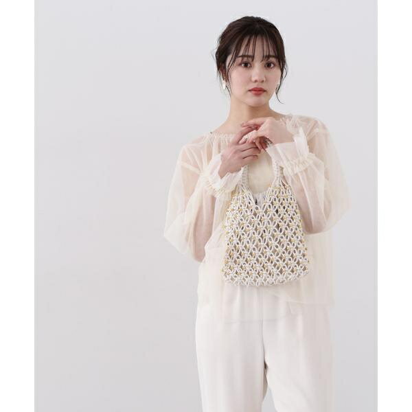 メタルビーズメッシュバッグ／プロポーション ボディドレッシング（PROPORTION BODY DRESSING）