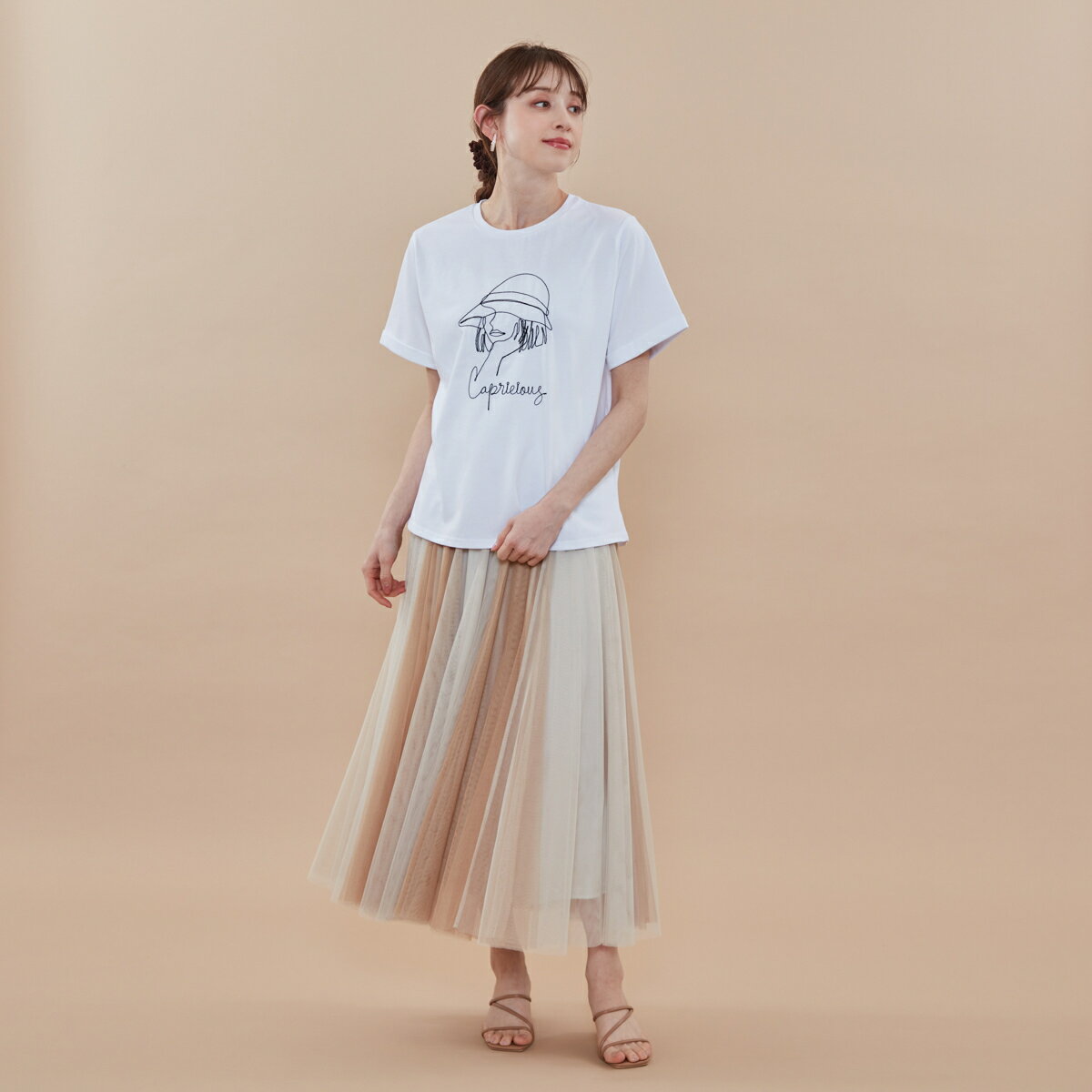 楽天丸井（マルイ）楽天市場店配色チュールスカート／アル・ディ・ラ（AL DI LA）