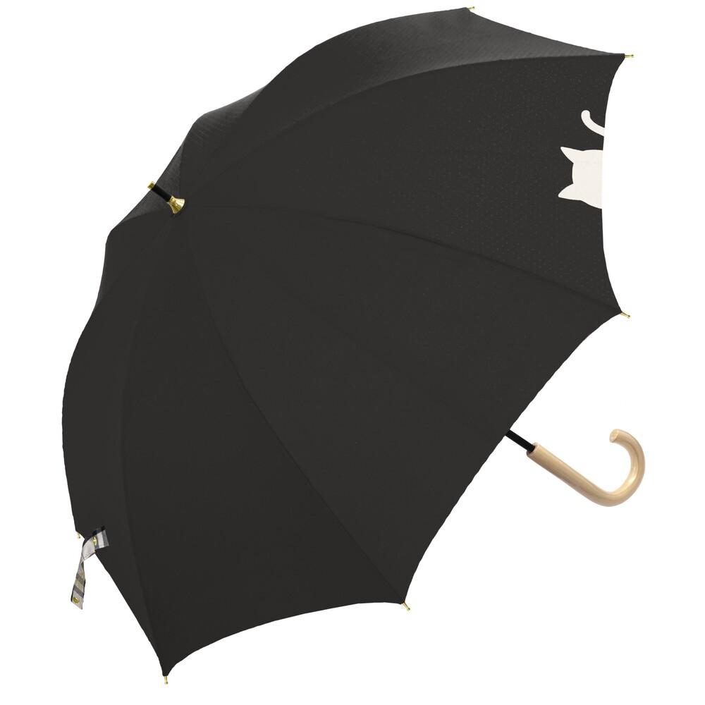 [型番:black50naga]【ブランド名】 MKN(エムケーエム)【商品名】 ブラックコーティング 晴雨兼用 50cm テキスタイル 長傘【メーカー型番】 【商品説明】ブラックコーティング加工を施した、 晴雨兼用タイプ。おしゃれに持てる長傘・親骨50cmサイズ。【遮熱遮光効果抜群で晴れた日の味方】遮光率＆UVカット率99.9％以上、UPF50＋！生地裏面にブラックカラーのポリウレタンコーティング加工済みで、日差しをガード。【体や荷物を雨からもガード】はっ水・防水加工も施されており、雨傘としても活躍。気候に合わせて使い分けOK。【開閉がスムーズな手開きタイプ】傘生地をサッと開閉できる手開き傘。爪や指を挟むのを防止するカバー付きで、開閉時の指詰めやケガを防いでネイルを施した爪も保護。【しなやかで丈夫な安心設計】強度と柔軟性に優れたグラスファイバー骨を採用。重さも抑え、持ち運びがスマートに。【しっかり留まるボタン式バンド】傘生地を留めるバンドは、バチンっと留めやすいスナップボタン式。【お気に入りをお出かけのお供に】大人も持ちやすい、落ち着きのある可愛さ☆豊富なバリエーションからお好みをチョイス！■カラー：29色展開[親骨の長さ]約50cm／[直径]約83cm／[全長]約67cm※サイズは当店計測の実寸サイズです。実際の商品ならびにメーカー表記サイズとは多少の誤差が生じる場合がございます。あらかじめご了承ください。※(　)で表記されている数字はヌードサイズです。ヌードサイズとは衣服を身につけない身体のサイズです。お客様ご自身の身体サイズと比較してお選びください。 ■素材： ■お手入： &nbsp;&nbsp;>>商品のお取り扱い方法 ■原産国：ブラックコーティング 晴雨兼用 50cm テキスタイル 長傘／バックヤードファミリー（BACKYARD FAMILY）傘と猫/ブラック傘と猫/ベージュ傘と猫/サックスかくれんぼCAT/ブラックかくれんぼCAT/オフホワイトかくれんぼCAT/イエローボーダーと猫と音符/ブラックボーダーと猫と音符/オフホワイトボーダーと猫と音符/ベージュ街並みプリント/ネイビー街並みプリント/オフホワイトミモザの花/ネイビーミモザの花/オフホワイトミモザの花/サックスすずらん/ネイビーすずらん/ライトブルーすずらん/パープルミュージアムCAT/ブラックミュージアムCAT/オフホワイトミュージアムCAT/ブラウン画面上と実物では、多少色具合が異なって見える場合がございます。
