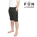 fukuske(フクスケ) ： 迷彩柄 ハーフパンツ ステテコ 麻混(RM9P0001)／福助（FUKUSKE）