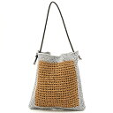 カシュカシュ cachecache / メタリックヤーンパネル編みトート/カシュカシュ(cache cache)