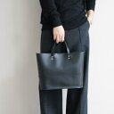 Ag+LEATHER BLACK&WHITE 抗菌 TOTE/タイドウェイ(TIDEWAY)