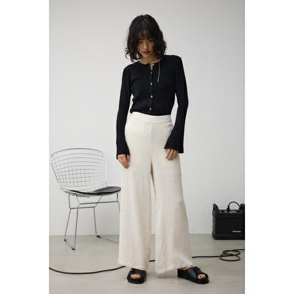 プリーツリラックスワイドパンツ／アズールバイマウジー（AZUL BY MOUSSY）