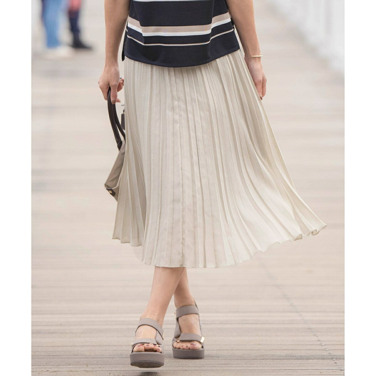 ラミータンブラー プリーツ スカート／Jプレス（J.PRESS）