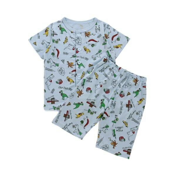 恐竜トラベル総柄パジャマ／ブリーズ（BREEZE）
