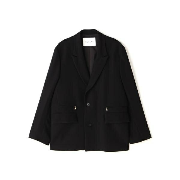 CULLNI^Nj^Double Satin Zip Pocket Tailored Jacket^GGC`s[iLHPj