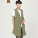 【L】【UV対策】【はっ水】【ウォッシャブル】トリコットチュニックジレ/エヴェックス バイ クリツィア(EVEX by KRIZIA)